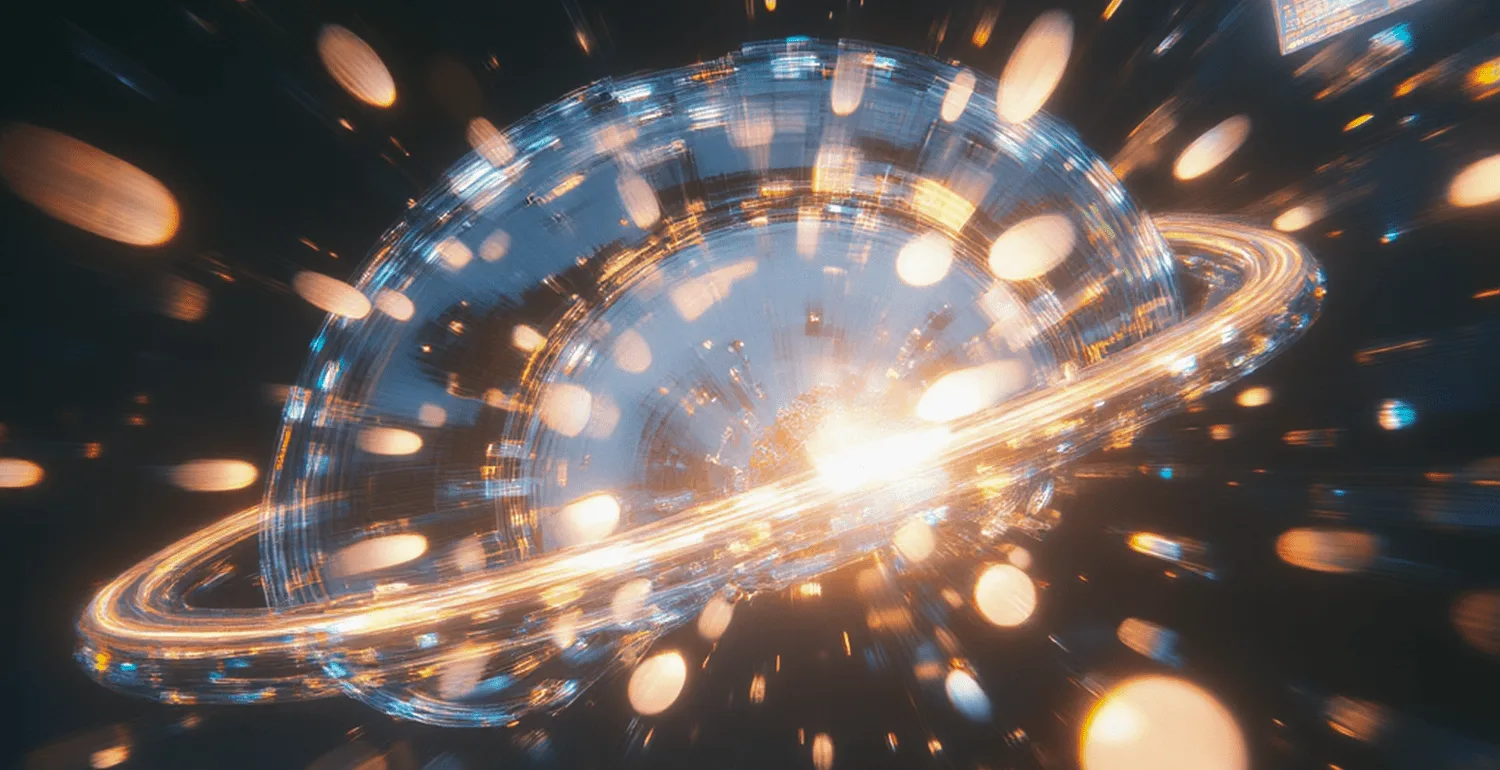 Glowing data sphere introducing the fundamentals of open-source intelligence